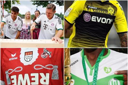 Seit der Saison 2007/2008 erlaubt die DFL den Bundesligaklubs, in Sondertrikots aufzulaufen. Diese nutzten das Privileg seit... Seit der Saison 2007/2008 erlaubt die DFL den Bundesligaklubs, in Sondertrikots aufzulaufen. Diese nutzten das Privileg seit...