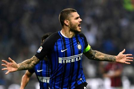 Icardi schießt Inter mit Dreierpack zum Derby-Sieg Icardi schießt Inter mit Dreierpack zum Derby-Sieg