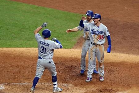 Sieg in Houston: Los Angeles Dodgers gleichen World Series aus Sieg in Houston: Los Angeles Dodgers gleichen World Series aus