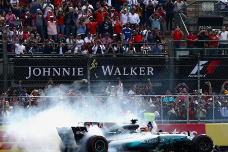 ... Diesen Titel reklamiert Lewis Hamilton für sich. Der Brite krönt sich in Mexiko zum viertem Mal in seiner Karriere zum W...