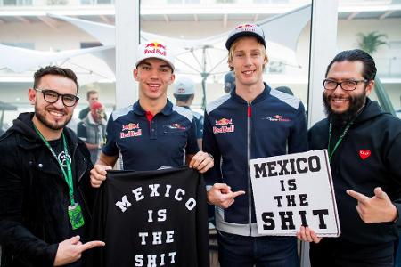 'Mexico is the Shit': Pierre Gasly und Brendon Hartley sind begeistert von Mexiko.