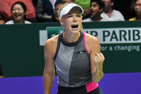 Gala gegen Williams: Wozniacki gewinnt erstmals das WTA-Finale Gala gegen Williams: Wozniacki gewinnt erstmals das WTA-Finale