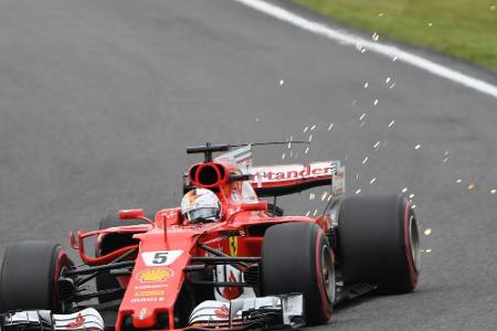 Formel 1: Hamilton gewinnt in Suzuka - frühes Aus für Vettel