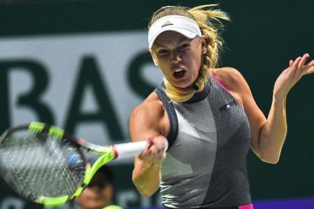 WTA-Finale: Wozniacki stellt Weichen für Halbfinaleinzug WTA-Finale: Wozniacki stellt Weichen für Halbfinaleinzug