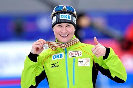 Eisschnelllauf: Pechstein holt DM-Silber hinter Dufter Eisschnelllauf: Pechstein holt DM-Silber hinter Dufter