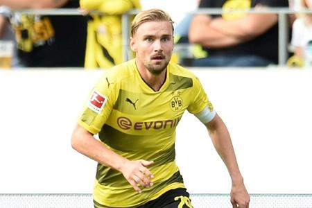 BVB in Nikosia mit Kapitän Schmelzer