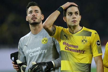 Malheur des Tages: Marc Bartra und Roman Bürki (Borussia Dortmund)