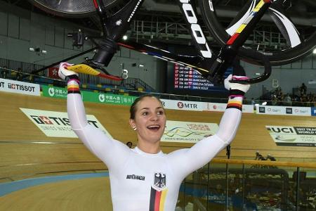 Bahnrad: Geburtstagskind Vogel feiert Weltcup-Doppelsieg