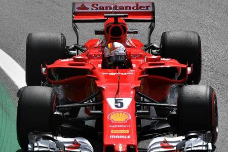 Training in Sao Paulo: Ferrari rückt näher an Mercedes heran Training in Sao Paulo: Ferrari rückt näher an Mercedes heran