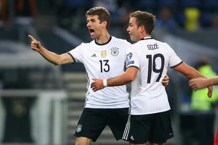 Auch im zweiten Spiel auf dem Weg nach Russland geben sich die Deutschen keine Blöße. Im ersten Heimspiel der WM-Quali setzt...
