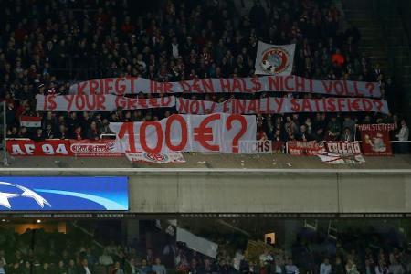 100 Euro: Bayern-Fans protestieren gegen Ticketpreise