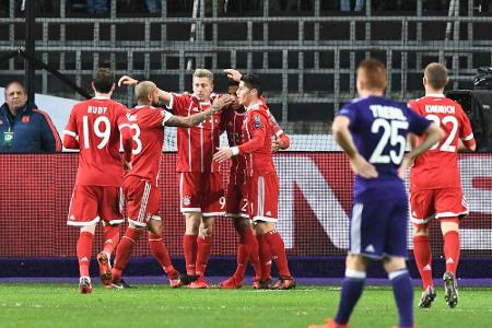 Glückliche Bayern wahren Mini-Chance auf Gruppensieg Glückliche Bayern wahren Mini-Chance auf Gruppensieg