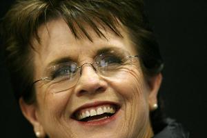 Billie Jean King: Angela Merkel "ist eine Heldin"