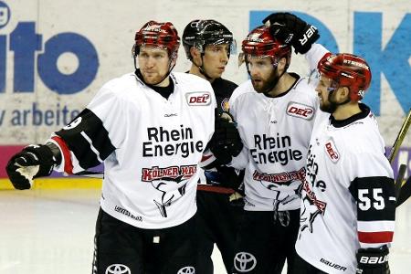 DEL: Kölner Haie mit knappem Heimerfolg gegen Krefeld DEL: Kölner Haie mit knappem Heimerfolg gegen Krefeld