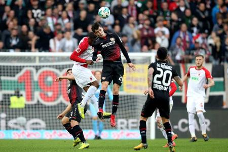 Augsburg bleibt sieglos gegen Leverkusen