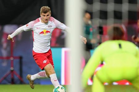 Platz 3: Timo Werner (RB Leipzig) | 35,02 km/h