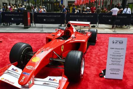 Schumacher-Ferrari für rund 6,4 Millionen Euro versteigert
