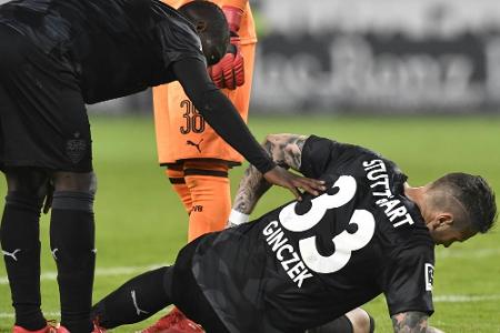 Ginczek und Akolo bei VfB-Sieg verletzt