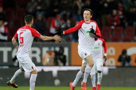 Sturm des Tages: Michael Gregoritsch und Alfred Finnbogason (FC Augsburg)