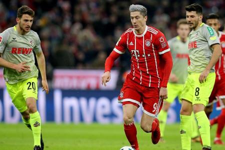 Gegen Kölns Notelf: Lewandowski erlöst ideenarme Bayern