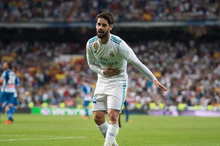 Platz 12: Isco (Real Madrid)