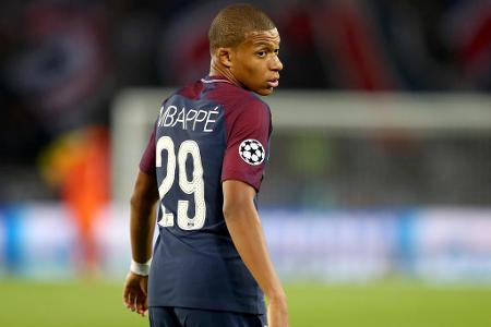 Platz 7: Kylian Mbappé (Paris Saint-Germain)