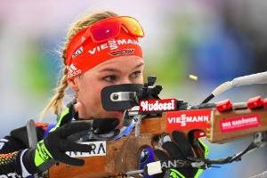 Umsteigerin Herrmann gewinnt im IBU-Cup