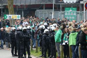 Massenschlägerei nach Bundesligaspiel Bremen - Mainz