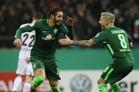 Werder bleibt im Pokal zu Hause eine Macht