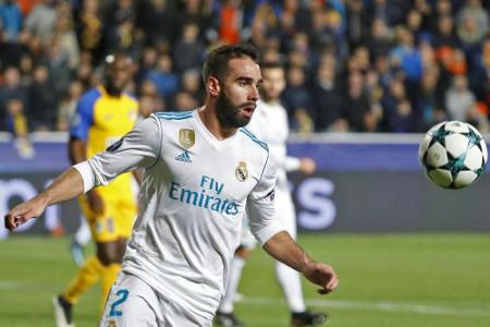 Gelbe Karte provoziert: UEFA sperrt Madrids Carvajal für ein weiteres Spiel