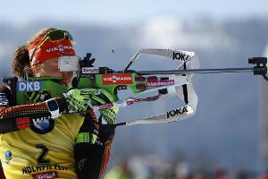 Biathlon: Dahlmeier verpasst Spitzenplatzierung bei Comeback