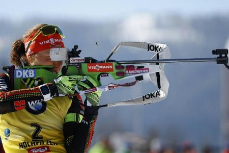 Biathlon: Dahlmeier verpasst Spitzenplatzierung bei Comeback