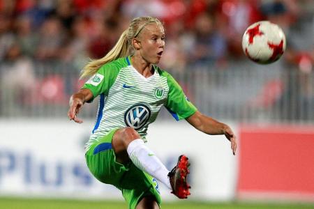 Frauenfußball-Bundesliga: Wolfsburg feiert Herbstmeisterschaft Frauenfußball-Bundesliga: Wolfsburg feiert Herbstmeisterschaft