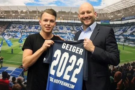 Hoffenheim verlängert mit Top-Talent Geiger bis 2022