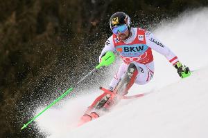 Slalom in Wengen: Hirscher führt