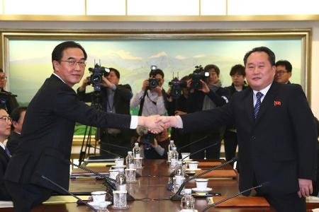 Friedensgipfel: Nordkorea will hochrangige Delegation zu Olympia schicken