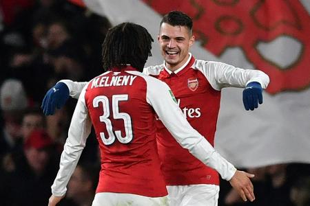 Arsenal folgt Manchester City ins Finale des Ligapokals