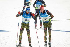 DSV-Staffel in Ruhpolding auf Rang drei