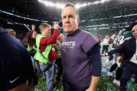 ... war die Enttäuschung bei Bill Belichick nach dem verpassten sechsten Triumph umso größer.