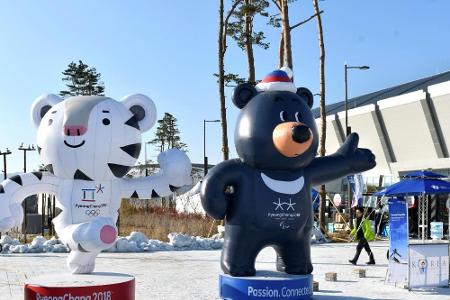 Bis minus 20 Grad: Athleten zittern vor Olympia-Eröffnungsfeier Bis minus 20 Grad: Athleten zittern vor Olympia-Eröffnungsfeier