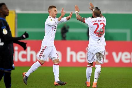Joshua Kimmich darf sich auch in die Torschützenliste eintragen.