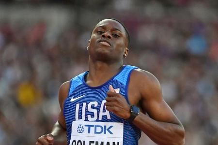 6,34: Coleman mit Hallenweltrekord über 60 Meter 6,34: Coleman mit Hallenweltrekord über 60 Meter