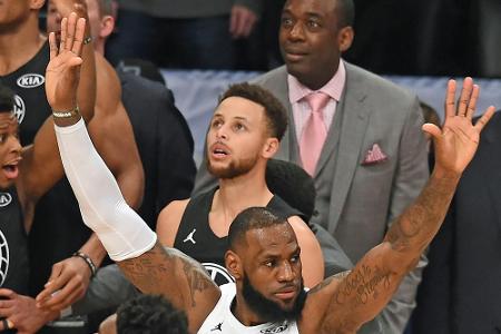 NBA: James gewinnt All-Star Game gegen Curry NBA: James gewinnt All-Star Game gegen Curry