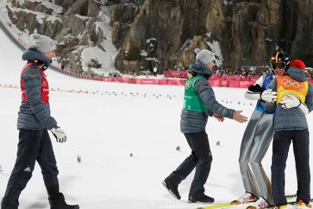 Skispringer holen Team-Silber hinter Norwegen