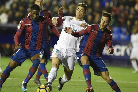 Spätes Gegentor: Real nur 2:2 in Levante