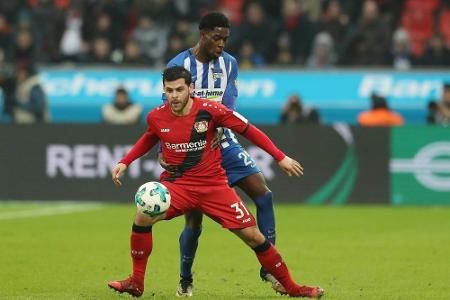 Leverkusen enttäuscht am Karnevalssamstag gegen eiskalte Herthaner