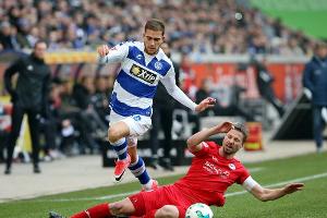 Remis gegen Bielefeld: Dämpfer für Duisburg
