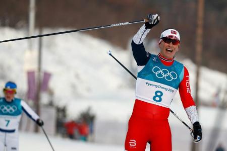 Norwegerin Björgen mit den meisten Olympiamedaillen Norwegerin Björgen mit den meisten Olympiamedaillen
