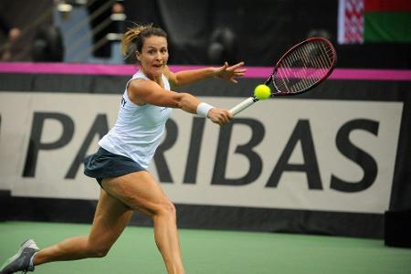 Deutsches Fed-Cup-Team kämpft sich ins Halbfinale - 3:2-Sieg in Weißrussland Deutsches Fed-Cup-Team kämpft sich ins Halbfinale - 3:2-Sieg in Weißrussland