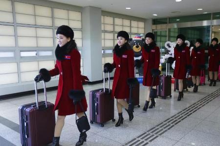 Nordkorea schickt Cheerleader zu Olympia Nordkorea schickt Cheerleader zu Olympia